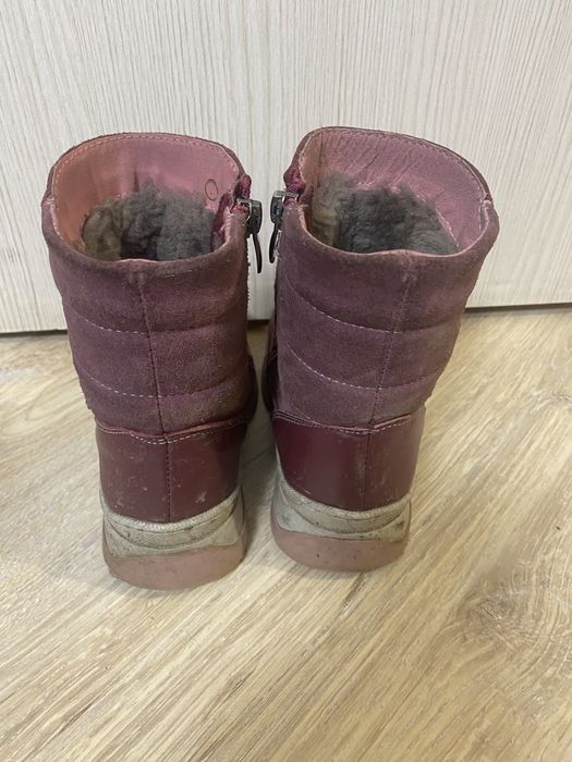 Сапожки детские кожанные