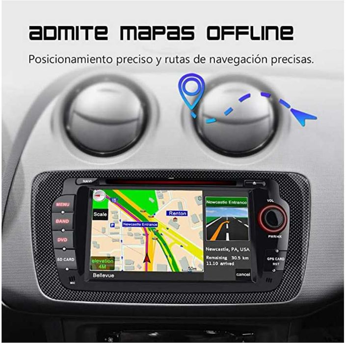 Navigatie Seat IBIZA 6J DVD + Camera Marsarier