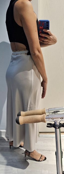 сатиновая юбка UNIQLO