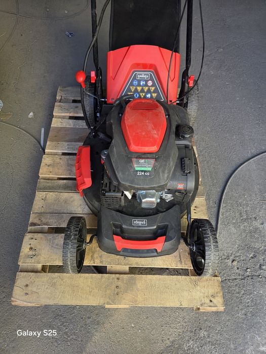Masina de tuns gazon scheppach 224 cc 53 cm hibrid pornire la buton