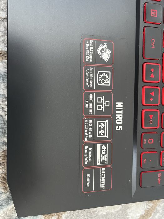 Продам ноутбук ACER игровой NITRO
