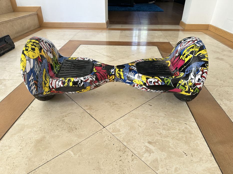 Hoverboard electric 10 inch, roți mari, model Graffiti