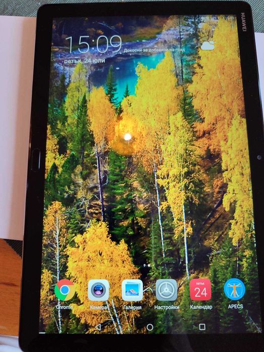 huawei mediapad m5 lite 10+ таблет, не различим от нов!