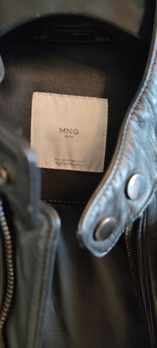 Mango кожаная куртка