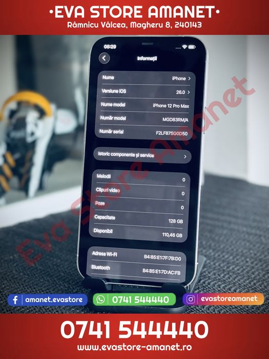 Apple iPhone 12 Pro Max Silver 128GB Neverlocked