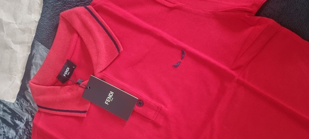 Tricou polo roșu Men