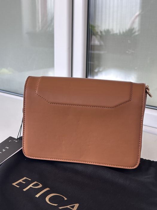 Geanta pentru dama de umar, piele maro, epica, nou, nefolosita