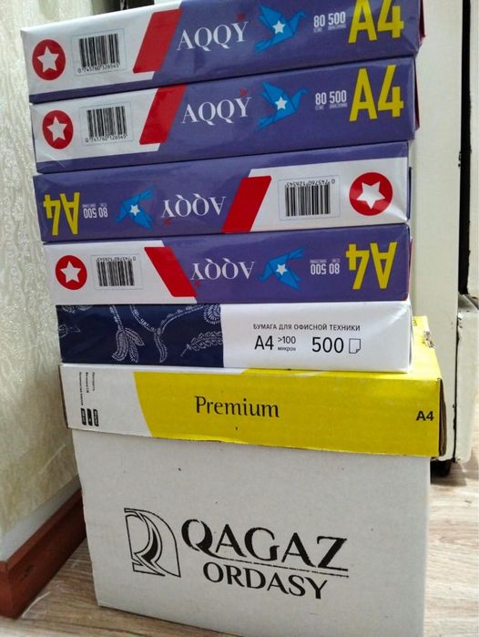 Продам бумагу А4, по 1750тг пачка