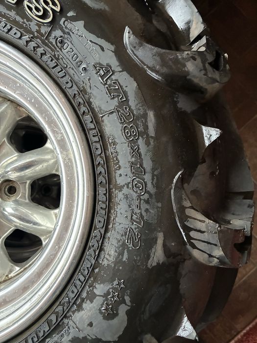 Jante atv r12 MAXXIS si anvelope, cauciucuri MAXXIS MUDZILLA