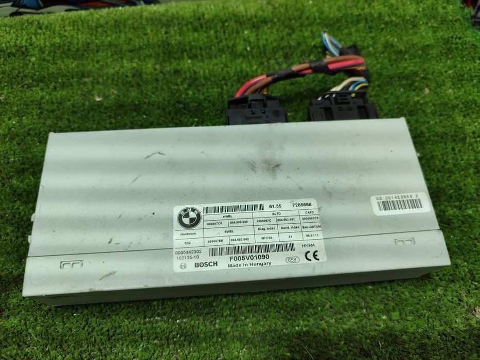 MODUL CONTROL HAION + MODUL PORNIRE CAS4 ( 2 BUC.) BMW SERIA 5 F10 F11 520D SE TOURING 2.0 DIESEL 2011 COD OEM 61357266666 / 7266666 / 61359241974 / 9