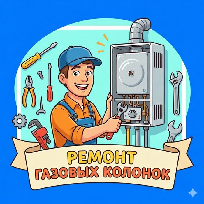 Ремонт Газовых Колонок , Котлов , Печей. Выезд в день обращения !!!