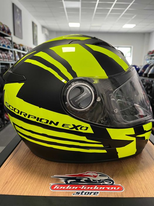 Мото каска за мотор SCORPION EXO 500 FUERA,вградени очила M 57-58см