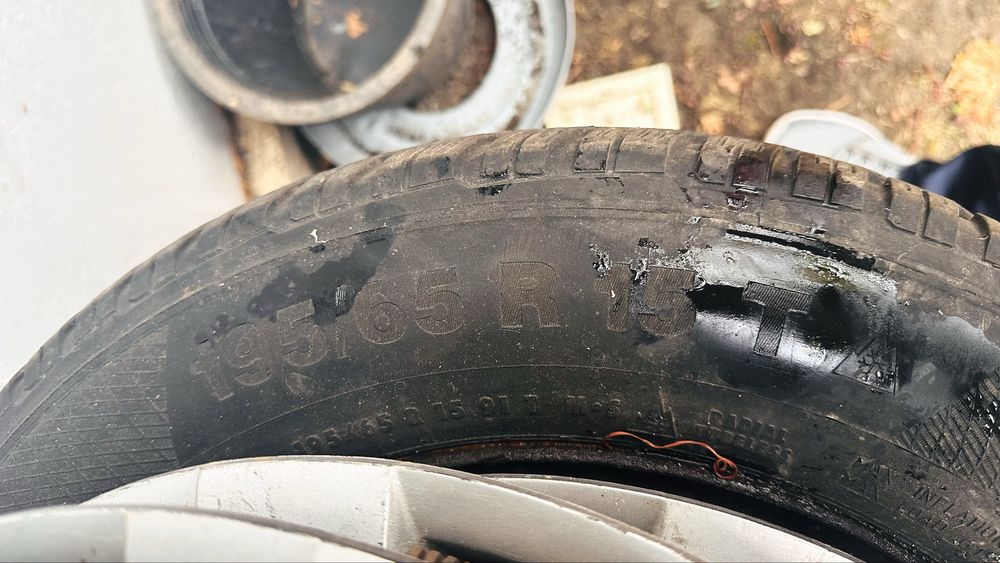 Vand 4 anvelope iarna cu janta tabla 800 lei Turda/Cluj