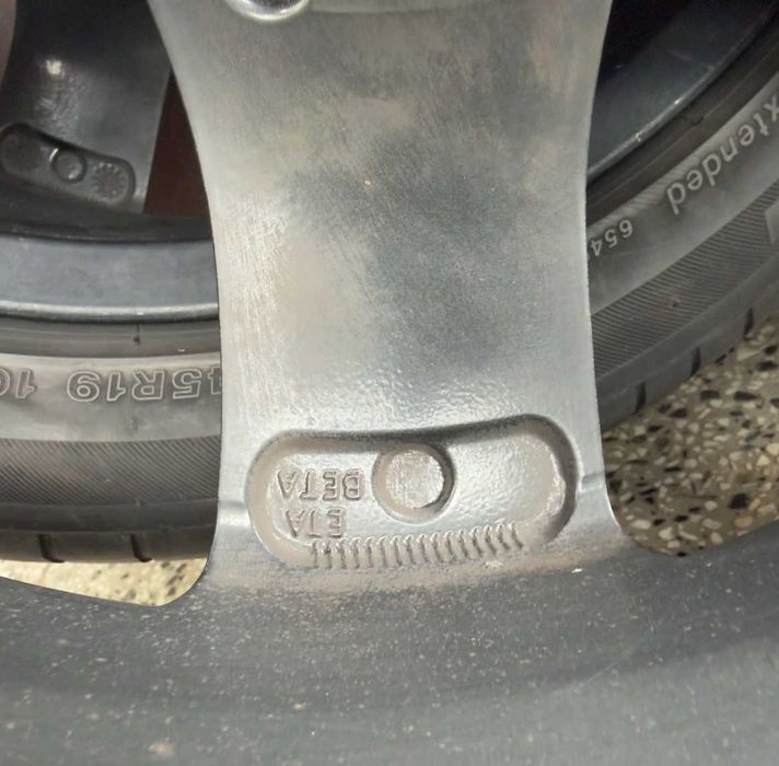 Оригинални Италиански джанти 19" Etabeta Jofiel 5x112 с летни гуми 245/45/19 за Mercedes, Audi, VW + датчици за налягане