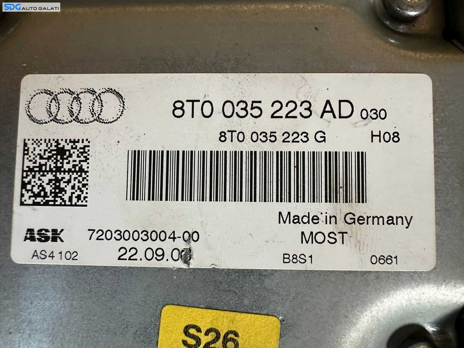 Amplificator Audio Sunet Boxe Audi Q5 8R 2009 - 2012 Cod 8T0035223AD 8T0035223G [V0353]