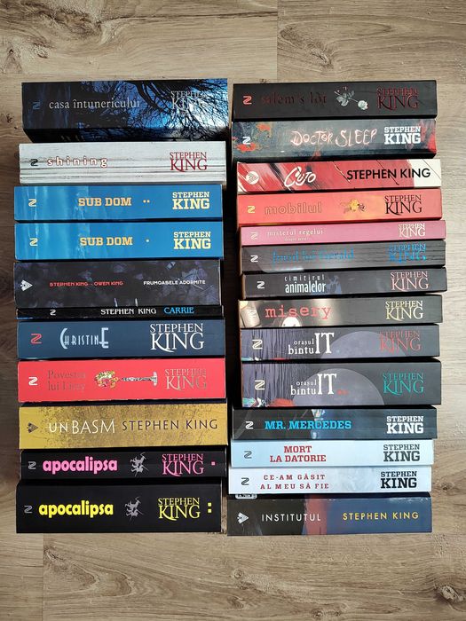 Stephen King – set  25 romane (28 vol)