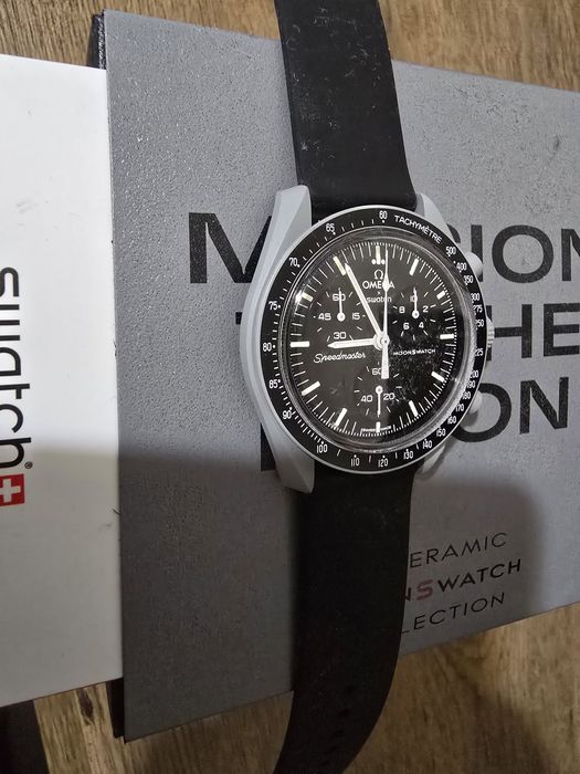 Ceas Omega Swatch Mission to the Moon Original