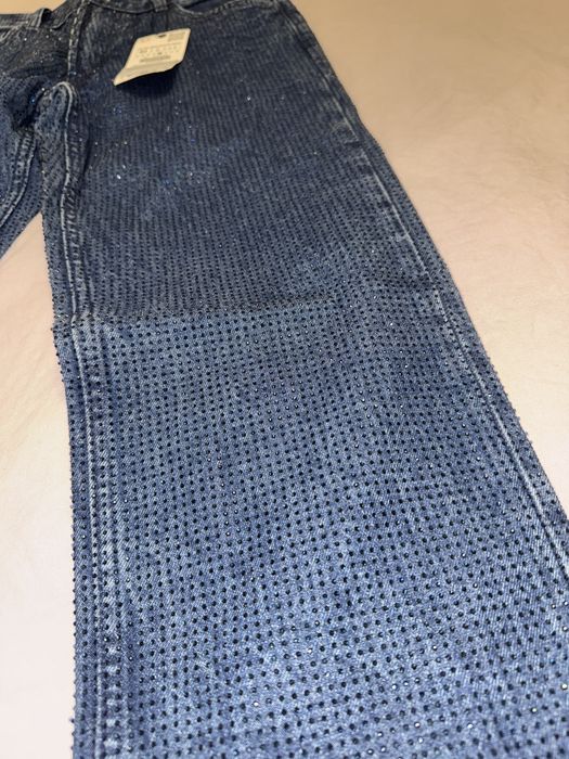 Дамски дънки с камъчета ZARA