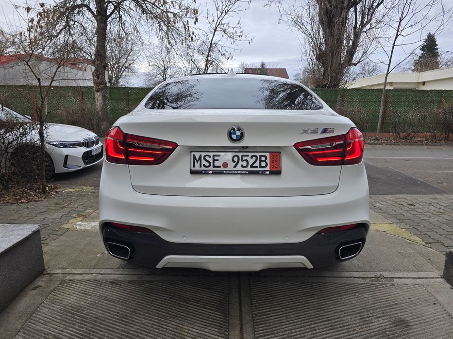 Bmw X6 M 3.0Xdrive 2018/Alb-Alpin/Pachet M-Trapa/Nerulat-RO- BIJUTERIE