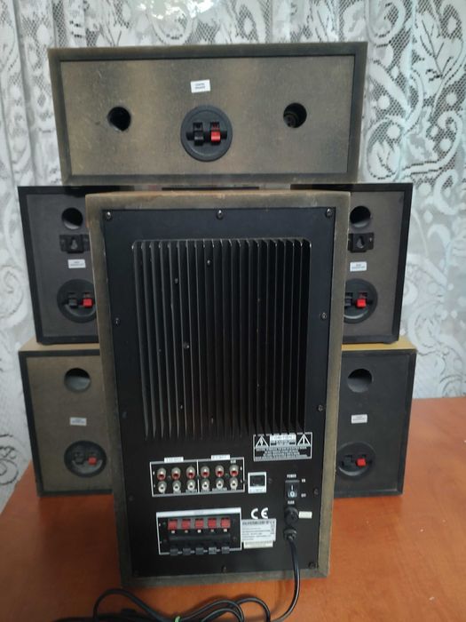 Sistem Audio Boxe Genius 5.1 SW-HF 5000, 150W RMS Home Theater