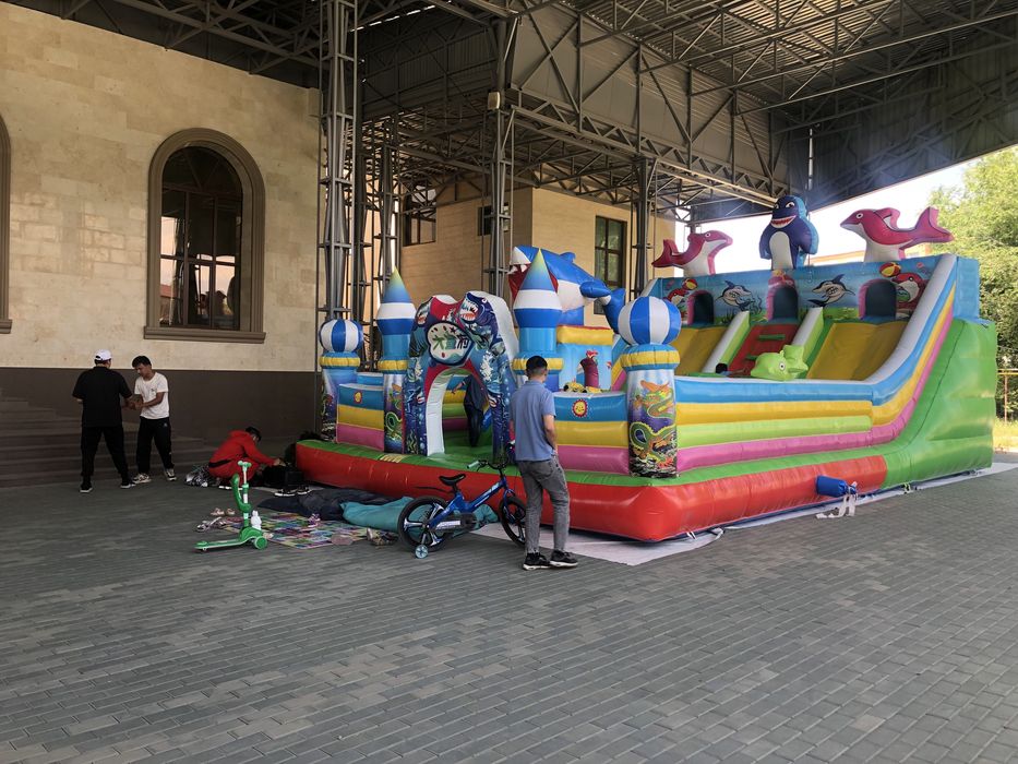 Батут надувной 60 кв