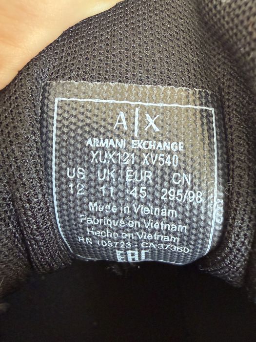 ОРИГИНАЛ НОВЫЕ Кроссовки Armani Ecxchange 45 размер