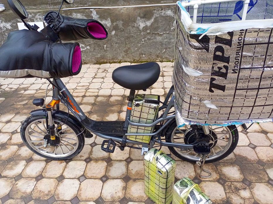 Elektro Velosiped 3 Batareyka Bilan Bonvi 48 v sotiladi