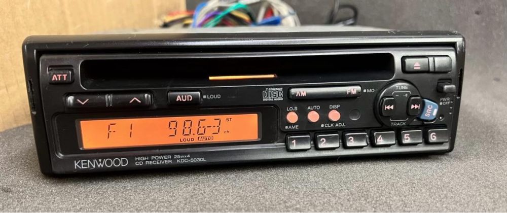 Cd Player auto Kenwood Kdc 5030D old school-adaptor BT Usb