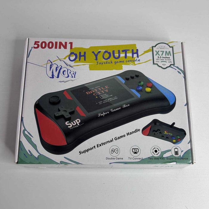 Приставка: X7M + 500 встроенных игр + геймпад