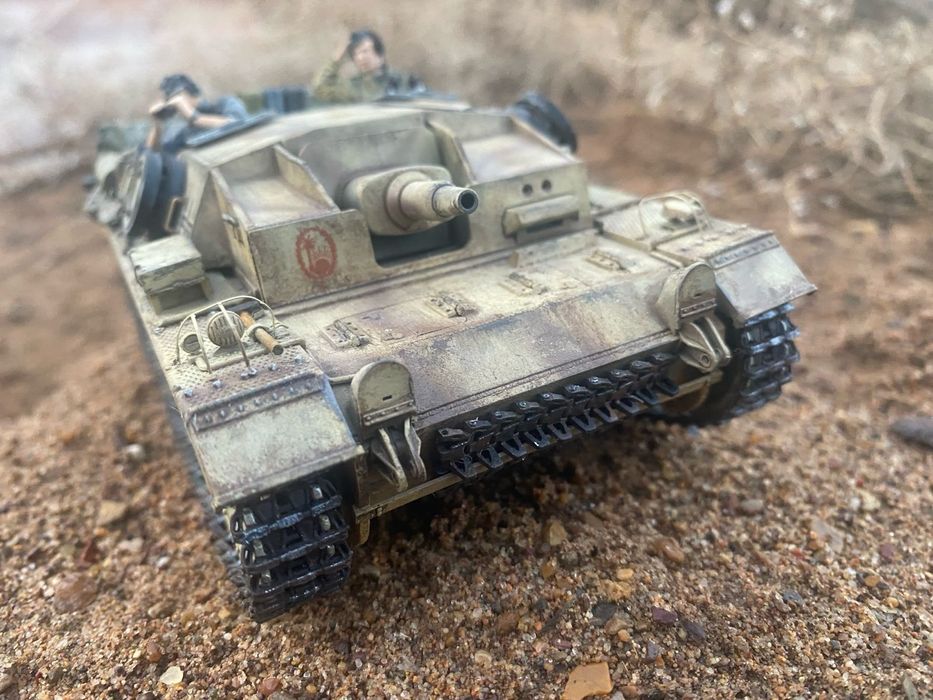 Модель штуг 3,Африканский корпус 35 масштаб