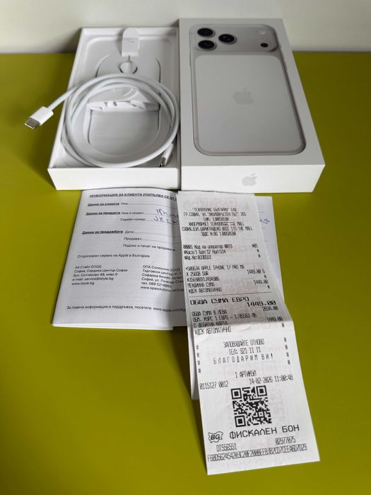 iPhone 17 Pro MAX 256 GB Silver (В ГАРАНЦИЯ до 16.02.2028г.)