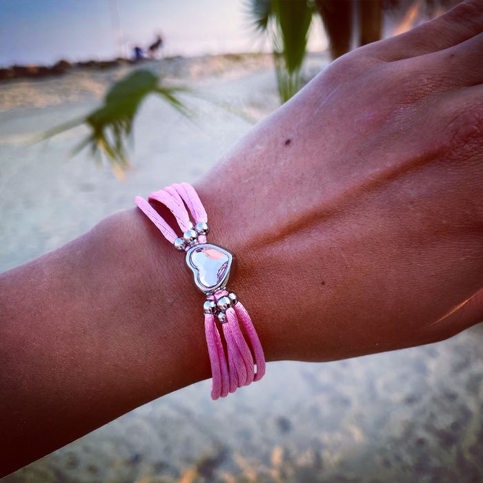 Дамска Гривна с Кристали Сваровски/Swarovski със Сърце