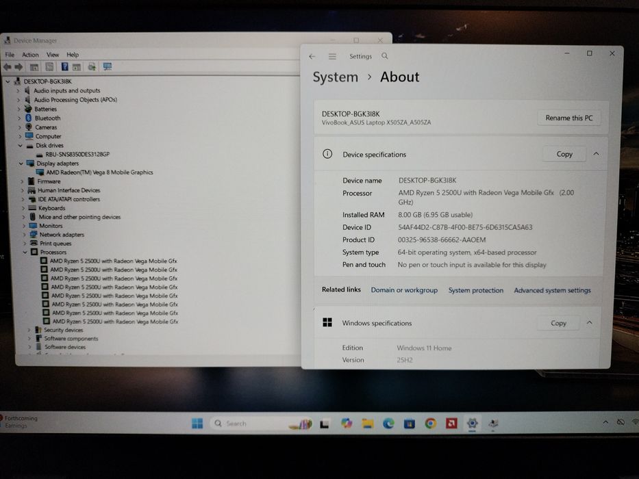 Asus Vivobook Ryzen 5