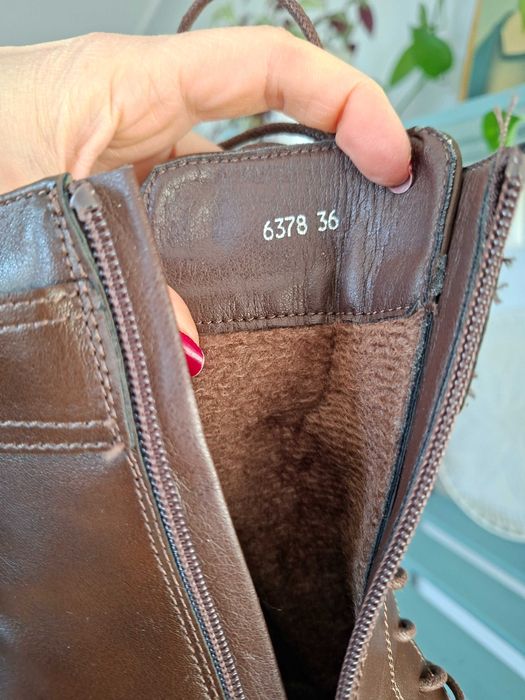 Botine cu toc marime 36