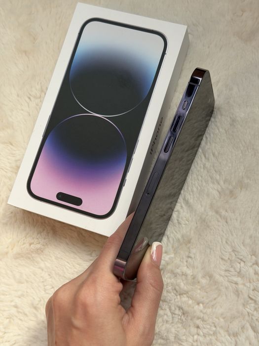 СПЕШНО! Гаранционен IPHONE 14 Pro 256 GB Purple като нов