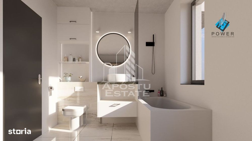 Apartamente cu 3 camere, 2 bai si terasa de 16 mp la intrare in Giroc.