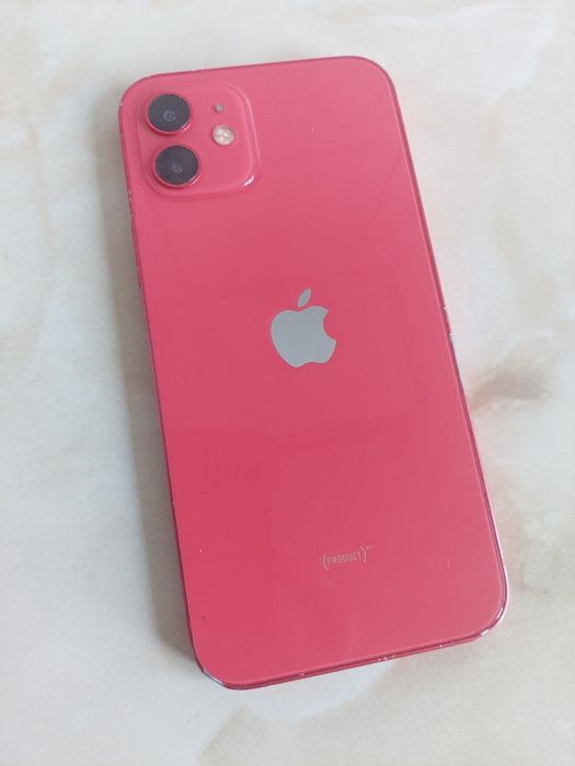 Vând Apple iPhone 12 Red, pentru piese (nu se mai aprinde) /poze reale