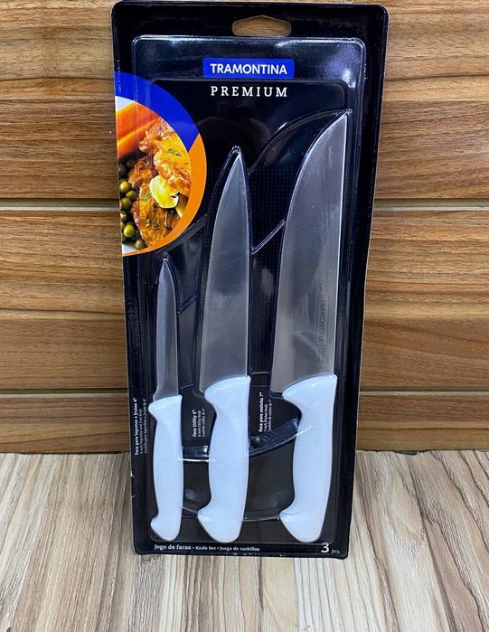 Набор кухонных ножей Tramontina 5 предметов

• Изготовлены из высокока
