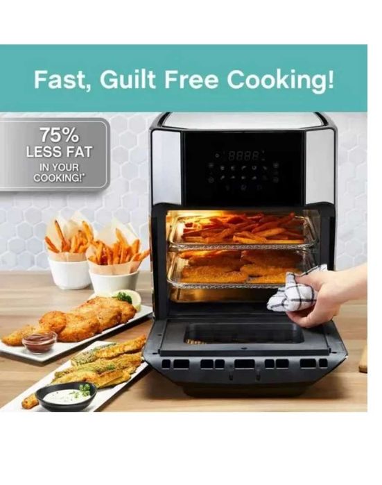 Еър фраер  фурна с горещ въздух JMK XXL 12 литрa - 10 в 1  без мазнина