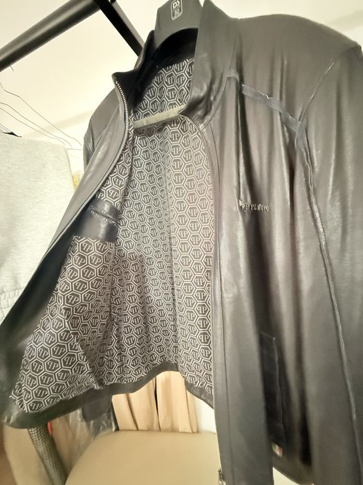 Geaca piele Philipp Plein
