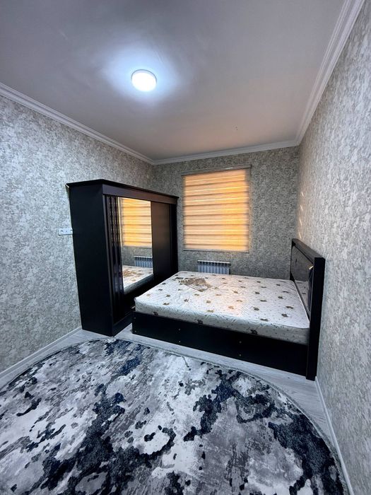 Мирзо Улуғбек тумани Буюк Ирак йули метросига 5мин йул .
Янги қурилган