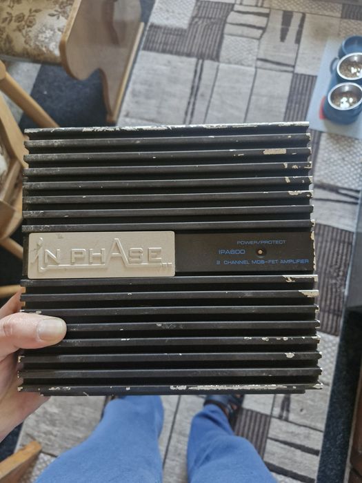 Pachet woofer+amplificator auto