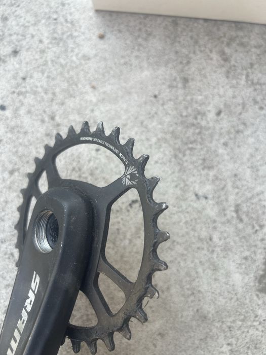 braț de angrenaj dreapta (cu foaie) model SRAM SX Eagle PowerSpline.