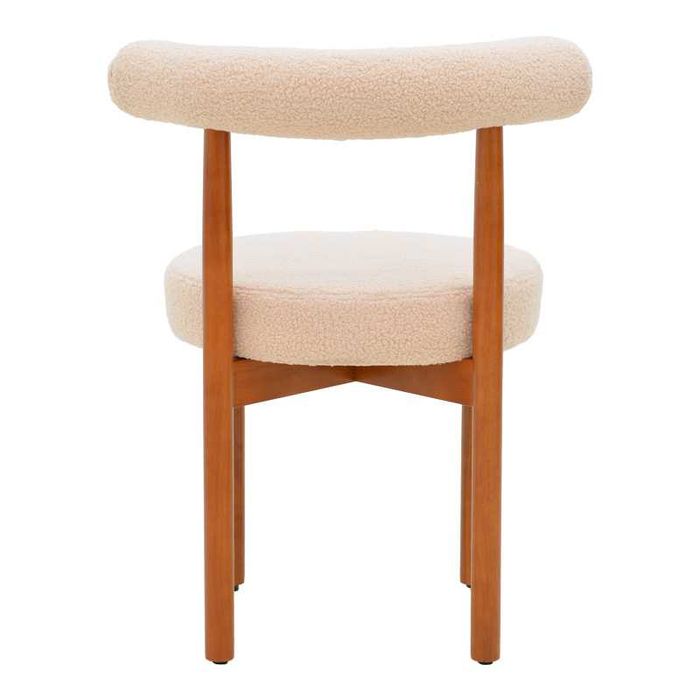 Стол, Fenza, Орех, Черен, Дърво, 60х54х75см.