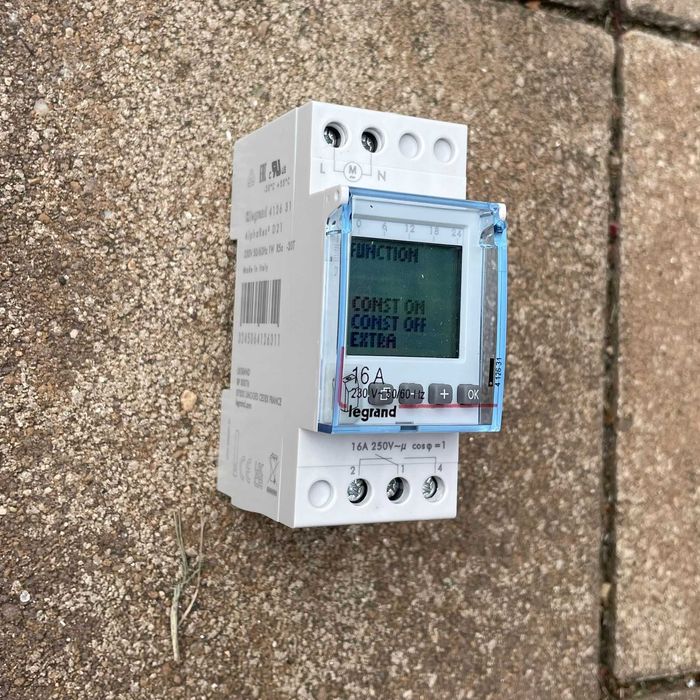 Programator digital saptamanal Legrand, AlphaRex D21, 1 canal