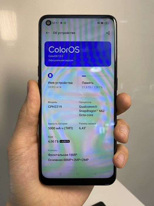 Продам oppo a74