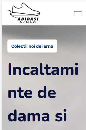 Vand site web de incaltaminte adidasistock.ro