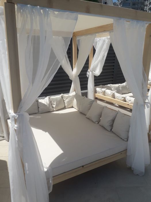 Baldachin lemn plaja