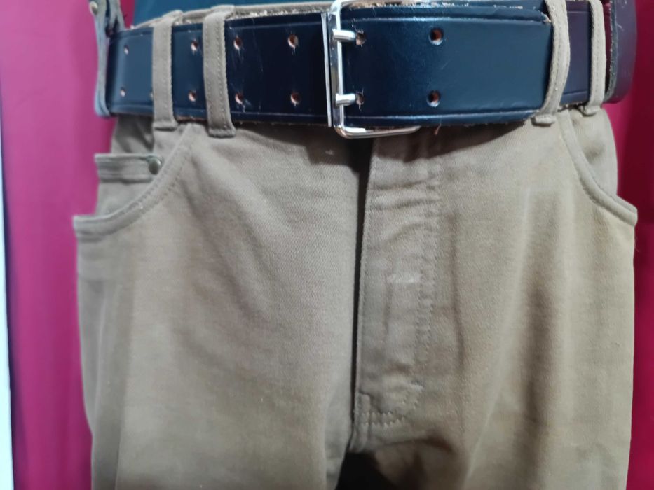 Pantaloni moto POLIZEI HESSEN ,blugi maron măsură 48 M