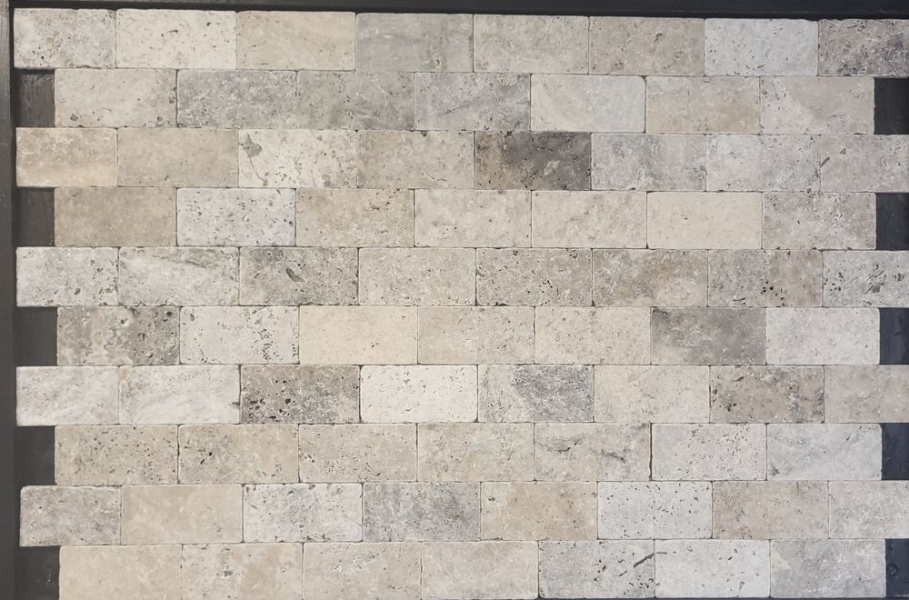 Travertin antichizat silver